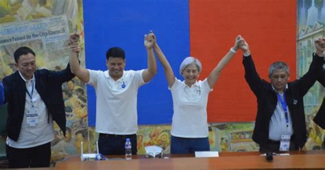 Honey Lacuna takes helm as first female mayor of .